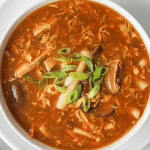 Hot and sour soep kip