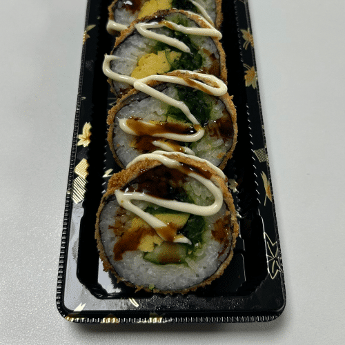 Fried crispy roll veggie