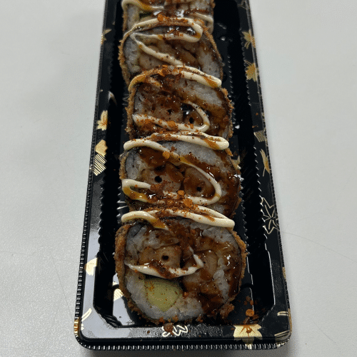 Fried crispy roll yakitori