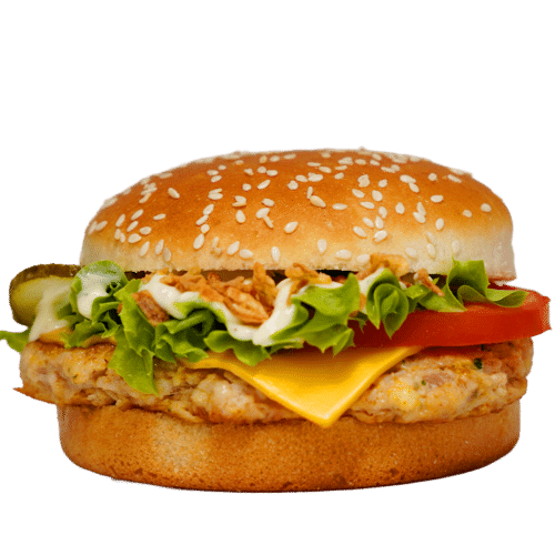 Fresh minced chicken burger