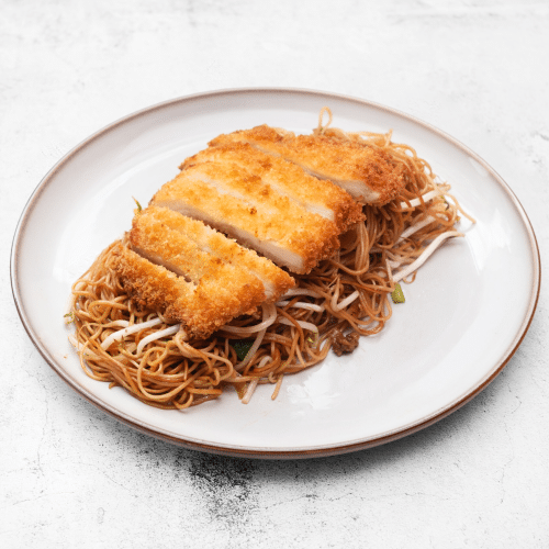 Crispy chicken noodles