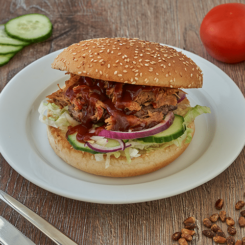 Pulled pork burger