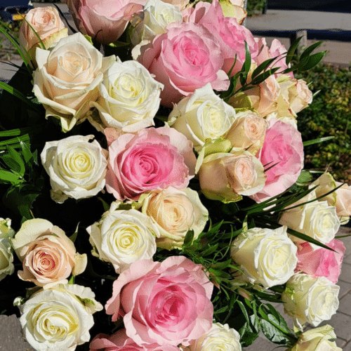 Rozen boeket gemengd