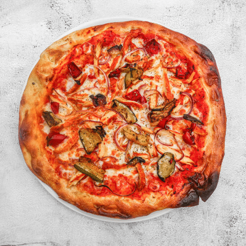 Pizza chicken BBQ