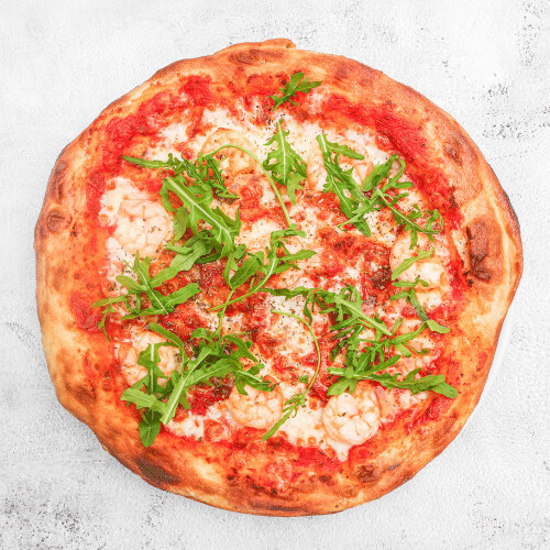 Pizza gamberetti speciale