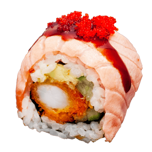 Deluxe salmon ebi 8 stuks