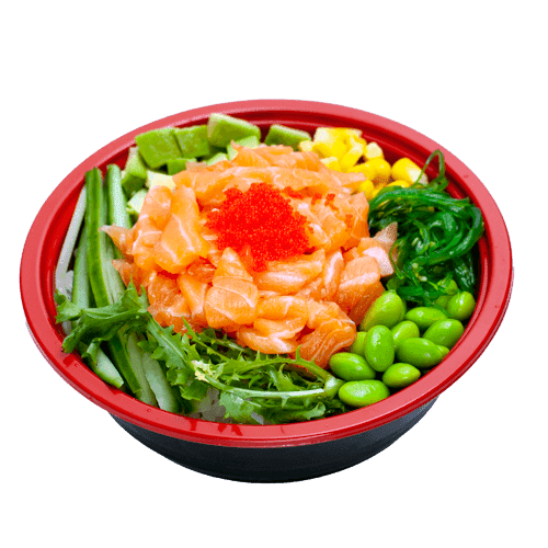 Poké bowl salmon