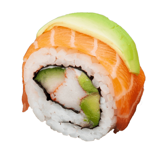 Rainbow roll 8 stuks