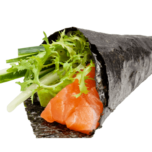 Sake temaki