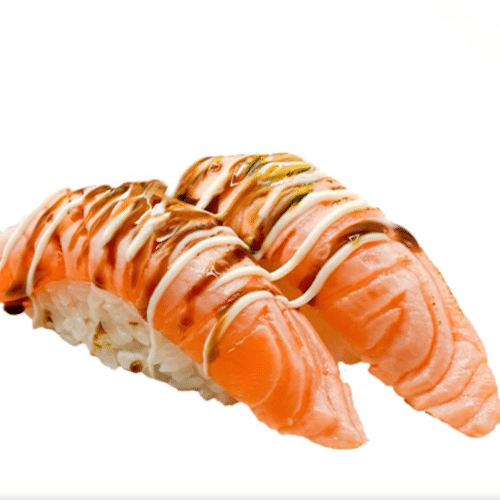 Zalm tataki nigiri
