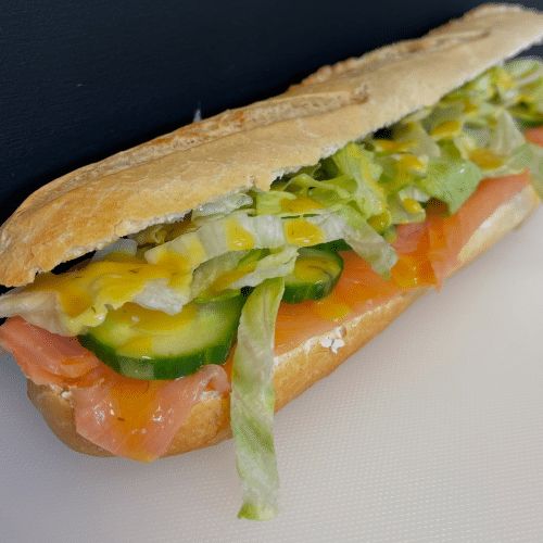 Broodje gerookte zalm