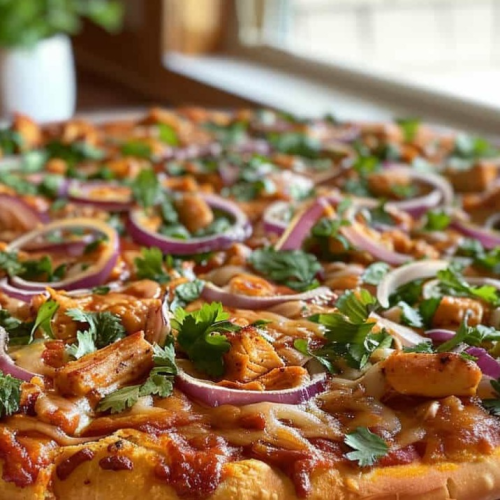Al pollo pizza
