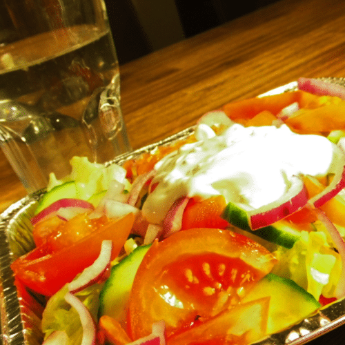 Grote kapsalon menu