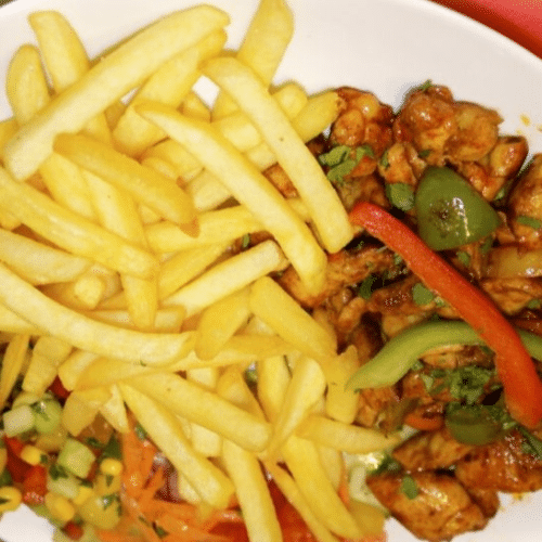 Hot chicken schotel