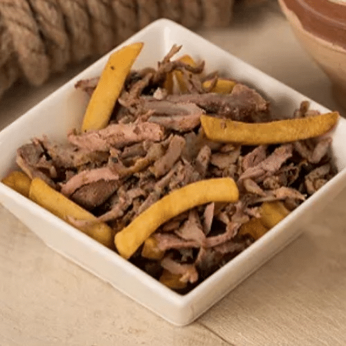 Patat met gyros klein