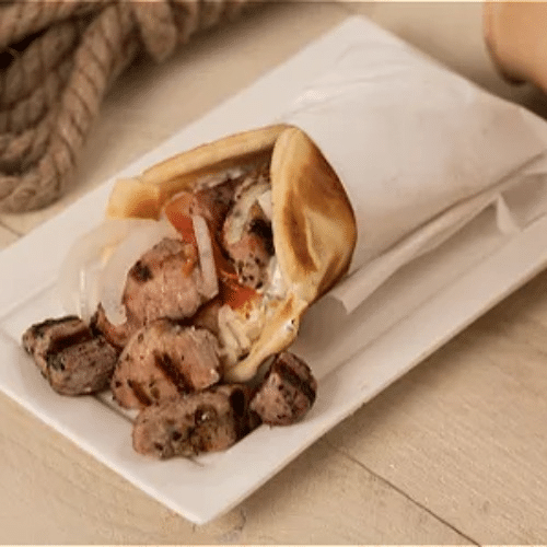 Pita souvlaki