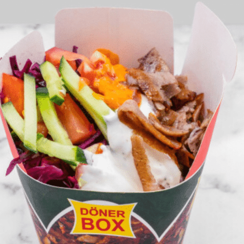 Dönerbox lamsshoarma groot