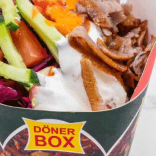 Dönerbox lamsshoarma klein