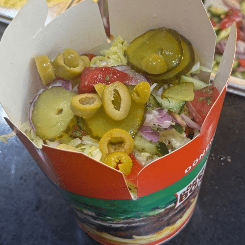 Dönerbox mix vlees (kip en kalf) groot