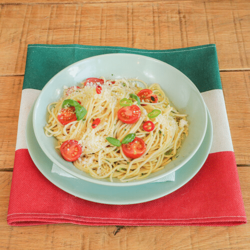 Pasta aglio olio peperoncino