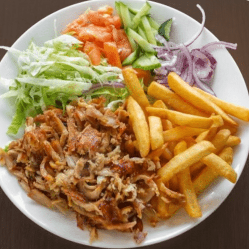 Kipdöner schotel