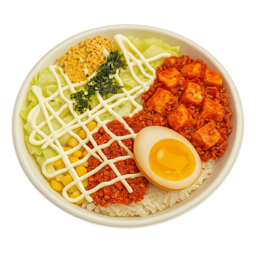 Vegan tofu cup-bap
