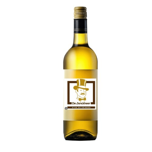 Fles witte huiswijn