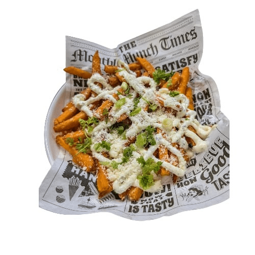 Zoete aardappel frites