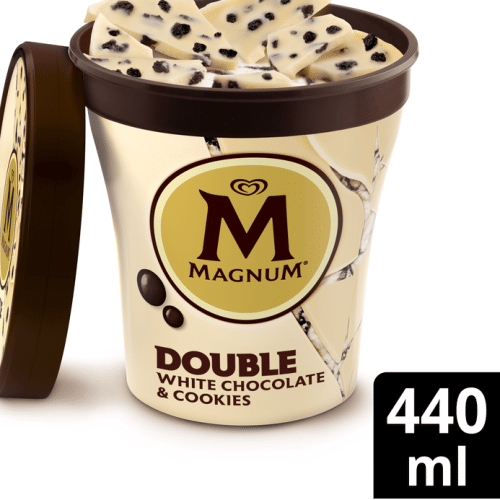 Magnum Double White Chocolate & Cookies 440ml