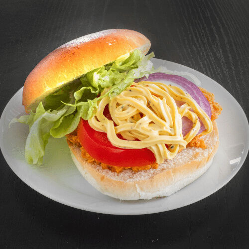 Crispy chickenburger