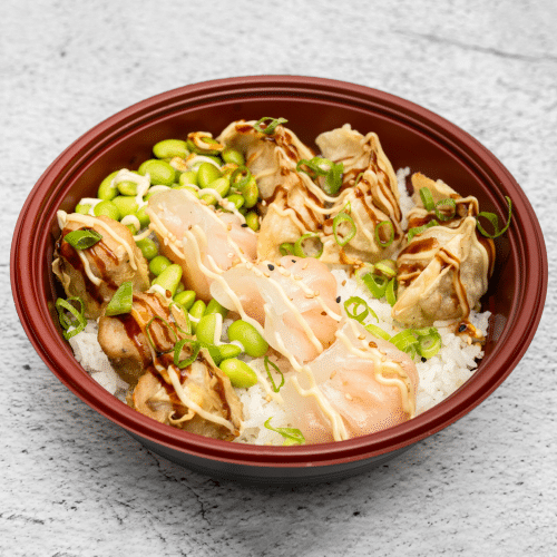 Dim sum mix bowl