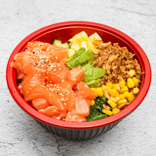 Poké salmon