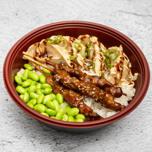 Yakitori, gyoza don