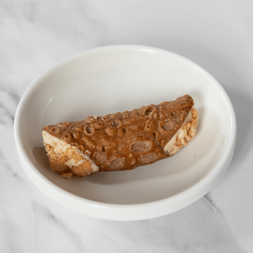 Italian almond cannolo