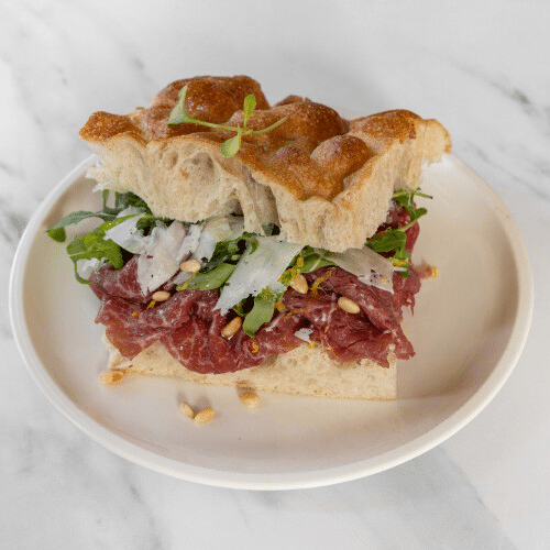 Carpaccio & Truffle Focaccia