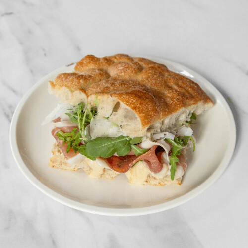 Prosciutto & Béchamel Focaccia