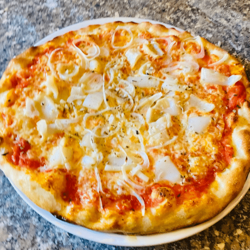 Pizza calamari