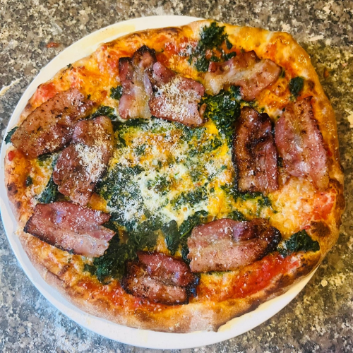 Pizza spinazie
