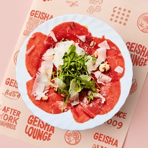 Carpaccio salade