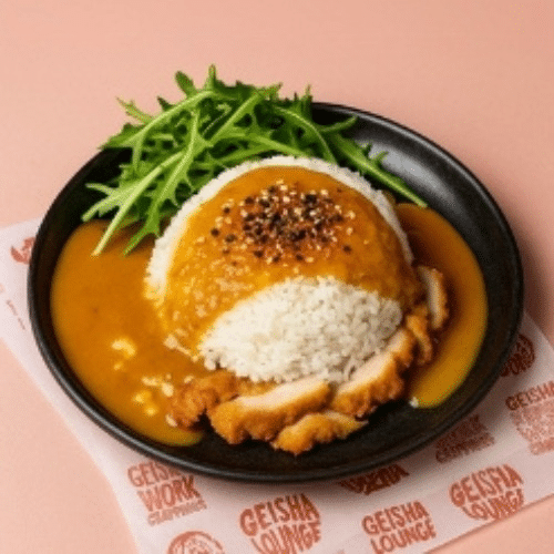 Chicken curry katsu