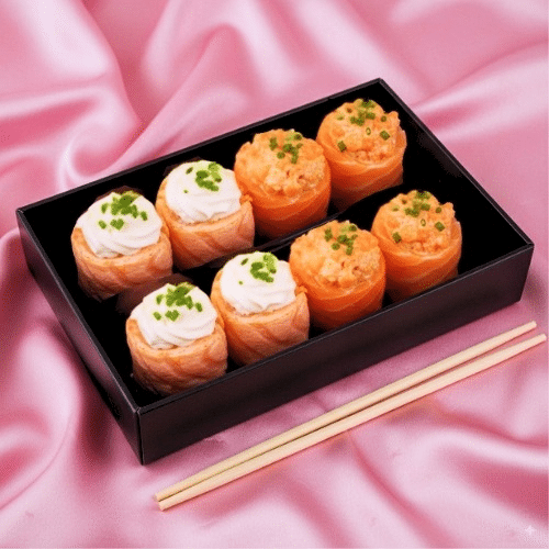 Maak je eigen salmon gunkan box 8 stuks