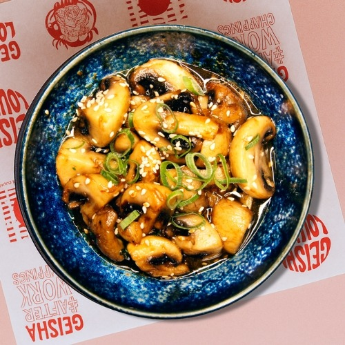 Wok champignons