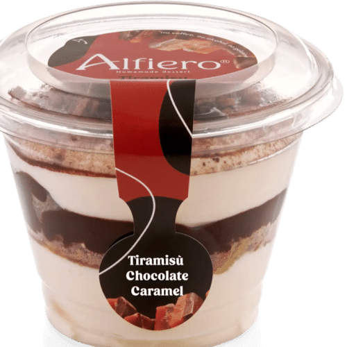 Tiramisu chocolate and caramel