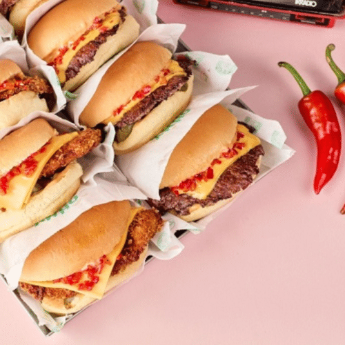 Spicy burger chicken