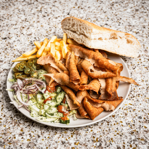 Kipdöner schotel