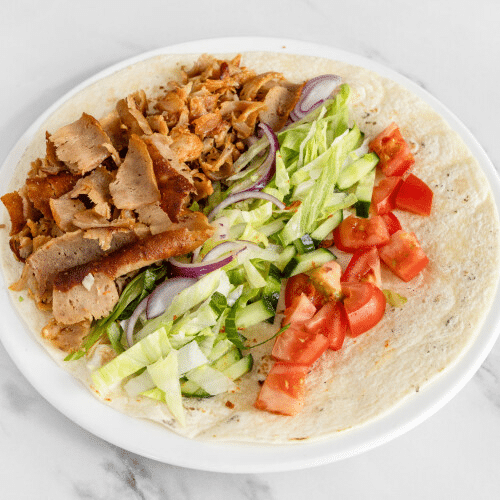 Dürüm mix kip en kalfs döner