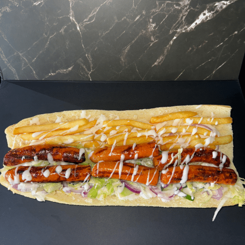 Merguez bocadillo