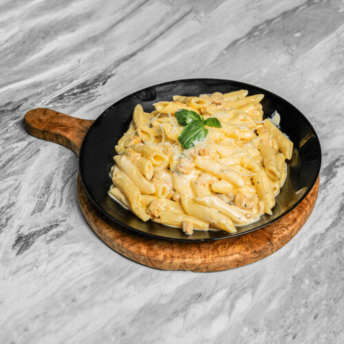 Pasta pollo alla funghi