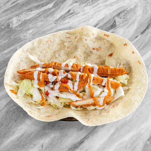 Wrap crispy chicken menu