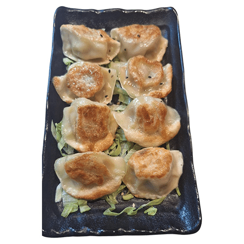 Fried pork dumplings